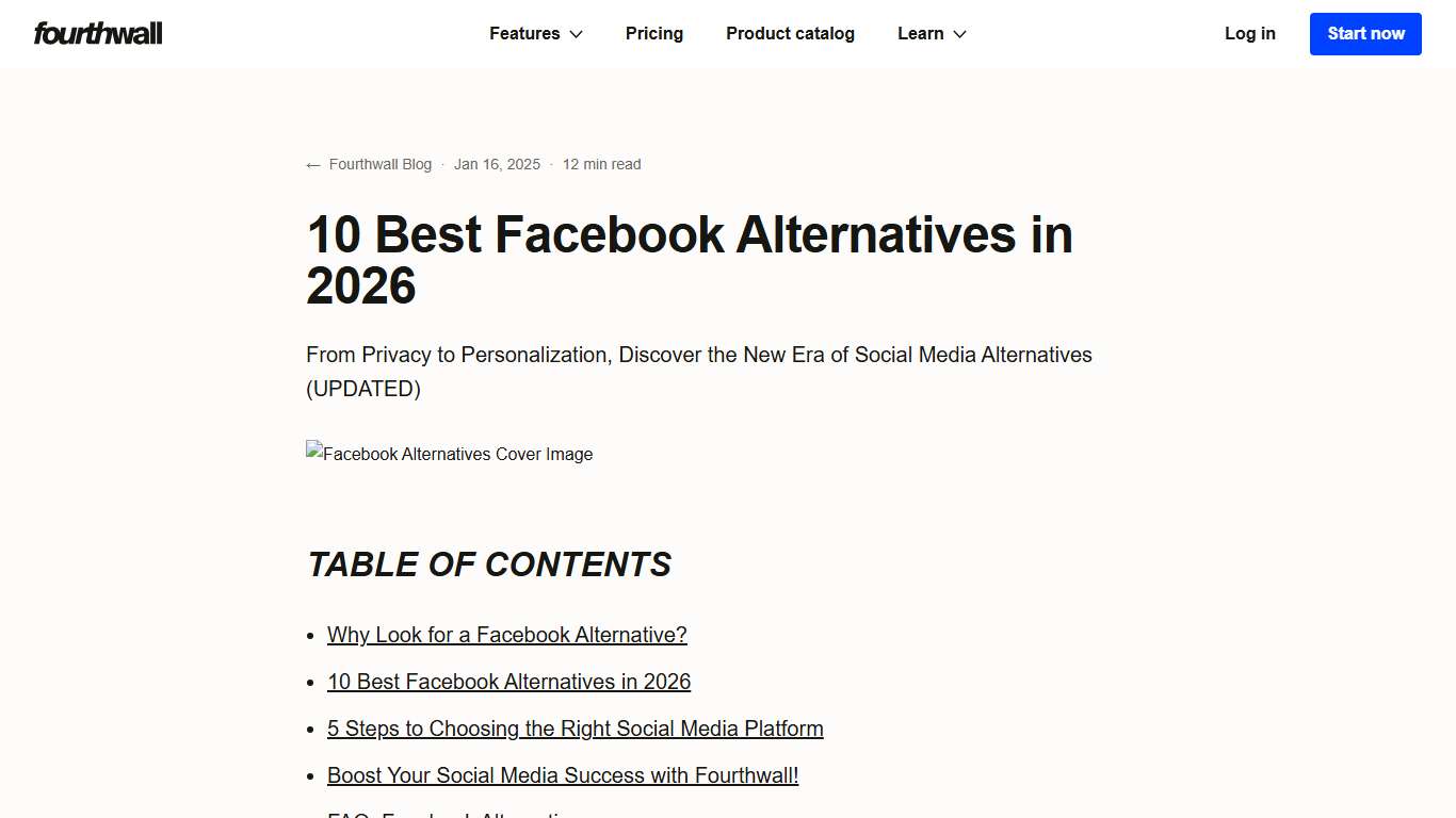 10 Best Facebook Alternatives in 2026